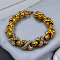 Vintage Gold Plated Bracelet Used Not specified