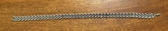Vintage Trifari Pat Pend Silver Tone Leaf Link Necklace Mid Century Signed