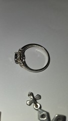 3pc Mixed Jewelry Lot 925 Silver Ring w/ Onyx & Cross, Oval Onyx Pendants
