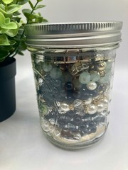 Vintage and Contemporary Mystery Jewelry Jar – Good Condition – 7