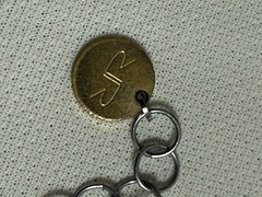 Vintage Rebecca ThreeProng Necklace with Tarnish Used Not Specified