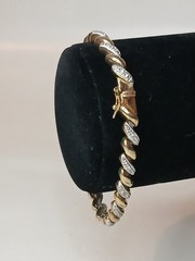 Vintage Vermeil Ross Simons Gold Plated Over 925 Sterling Silver Bracelet 17g