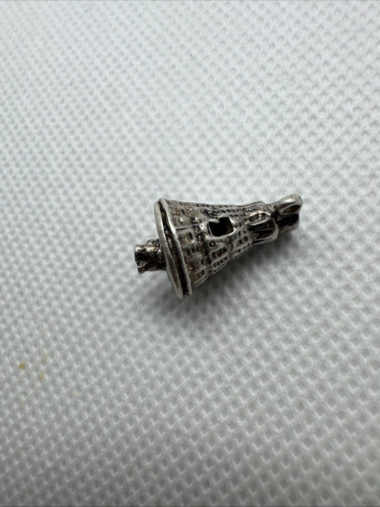 Vintage NASA Mercury space Ship capsule sterling Silver 925 Moon charm A2