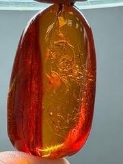 NATURAL OLD ANTIQUE COGNAC BALTIC AMBER PENDANT 9,1 gr