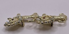 Lion Floral Mane Brooch Pin Fashion Jewlery Gold Vintage Style 1.25″Lot Of 2