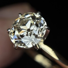 Antique Natural GIA 2.48 K VS2 Antique Old Mine Cut Diamond Engagement Ring