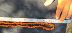 Natural Amber Beads Polished Nuggets Double Strand Necklace 23.3 Grams 36″ Long