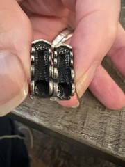 WM Co. Wheeler Manufacturing Sterling Train Post Earrings
