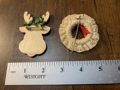 Vintage 20PC Lot Of Christmas Brooches, Pins, Button Covers, And Accent Pieces