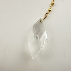John Wind Necklace Lariat Waldorf Astoria Maximal Art Chandelier Crystal NYC COA