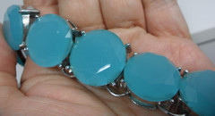 Coldwater Creek Riviere Necklace Anna Wintour Blue Crystal Collar Vogue Editor
