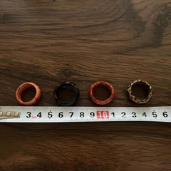 50pcs Mixed Styles Finger Rings Men Women Fashion Natural Wooden Rings Party