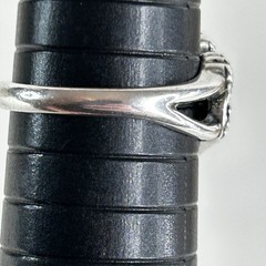 Vtg Sterling Silver Grapes and Grape Leaves Ring Wheeler Signed WM Size 7