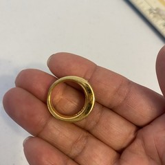 Vintage Unbranded Ring Elizabeth Taylor Inspired GoldTone Crystal Cocktail Party