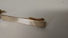 Vintage Signed Hickock USA tie bar & set cuff links and tie bar clasp