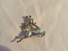 Brooches Hat Pin Charm Holder Charm Reindeer Owl Floral Rose Lot Of 9 Jewelry