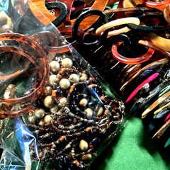 1/2LB Jewelry TREASURE Lot with Earthy & Warm Amber, Brown golden Autumn theme