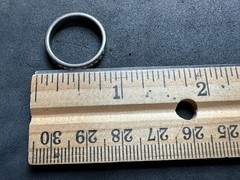 1.73g Vintage Sterling Silver 925 Channel Set Sparkling Band Ring Size 6 M