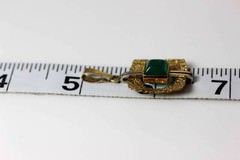 TEKA Studio 8K Yellow Gold Germany Agate Pendant Theodor Klotz 7/8″ – 6052