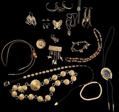 Vintage SW & NATIVE AMERICAN Costume Jewelry Lot of 2O Pieces