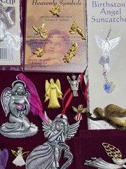 Vintage Estate Angel Religious PJewelry Lot 68 Pieces WHBM GLORIA DUCHIN AAi Baj