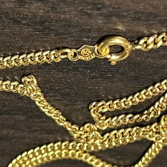 ANTIQUE c1860-1880 VICTORIAN 22K 15.6g ROLLED GOLD PHOTO PENDANT 12K GF CHAIN 22
