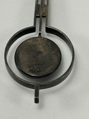 Vintage Israel Modernist Sterling Silver Eilat Stone Pendant 930 signed azurit