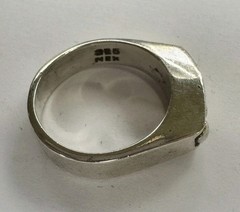 Taxco Sterling Silver TL-55 Ring Size 8.25 Mexico Vintage