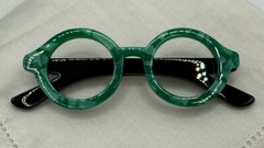 Green And Black Glasses Pin/Brooch
