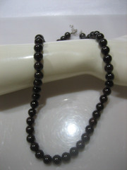 DESIGNER SIGNED BBJ 20″ 9MM BEADED 20″ NECKLACE
