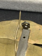 Mid Century Modern Brass Leaf Brooch Abstract Brutalist Style 3” Pin