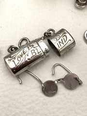 Vintage Sterling Silver MECHANICAL Charm England Choose