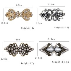 Vintage Cardigan Clip Sweater Shawl Clasp– Retro Zinc Alloy Cape Collar Fastener
