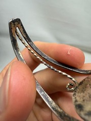 Vintage Taxco Mexican Sterling Silver Bracelet Abalone
