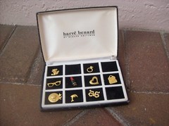 Vintage Gold Plated Pin Back Set Harve Benard by Benard Holtzman 9 of 12