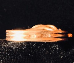 Original Vintage Gold Ring 14K 583 Made in USSR Weight 4.66 g. Size 16.5