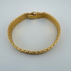 Vintage Monet Bracelet Set of 2 Gold Tone Chain Classic Minimalist Style
