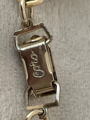Vintage Large Accessocraft New York NYC Necklace Coro Heavy Brass Buddha 29 In.