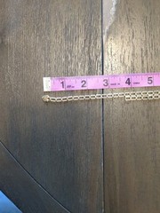 Vintage Heart Collar Link Necklace Faux Emeralds Valentine’s Day Necklace