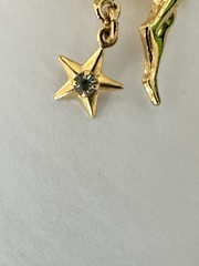 Gold Tone Fairy Brooch Pin Mystical Winged