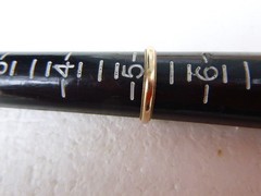 Vintage 14K Yellow Gold Milgrain Trim Wedding Band Ring 2.5 mm Sz. 5.25
