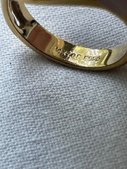 Vintage 17mm size (6.5 in USA) fancy ring 14k gold filled USA made