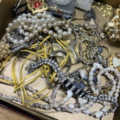 Vintage Lot Of Mixed Costume Jewelry