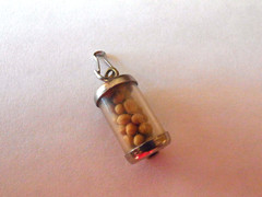 Vintage 1950-1960’s Sterling Silver Mustard Seed Charm-Marked