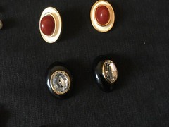 Lot Of Vintage 1980’s-1990’s Designer Costume Jewelry…Earrings, Pins VGC