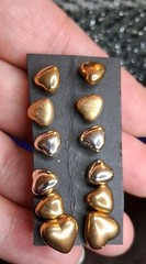 Posts Metal Silver Brass Gold Shapes Lot Of 20+ Various Shapes (No Precious Mtl)