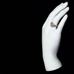 Art Deco Style 3.55Ct Lab Created Diamond 14K Yellow Gold Finish Engagement Ring