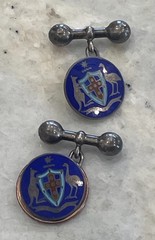 Antique Dunklings Cufflink Australian Federation-era Australian Coat of Arms