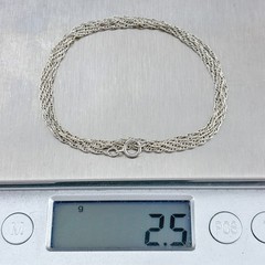 Vintage Sterling Silver 925 Rope Chain Necklace 26″