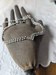Rhinestone Necklace Vintage Adjusts To 18″ Celebrity N.Y.